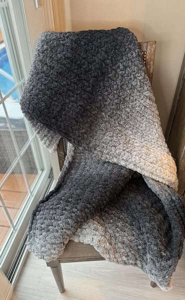 Włóczka chenille OMBRE kolor nr 73 - 600g – Inspiracja nr. 4