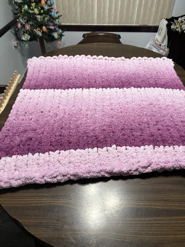 Włóczka chenille OMBRE kolor nr 74 - 600g – Inspiracja nr. 1