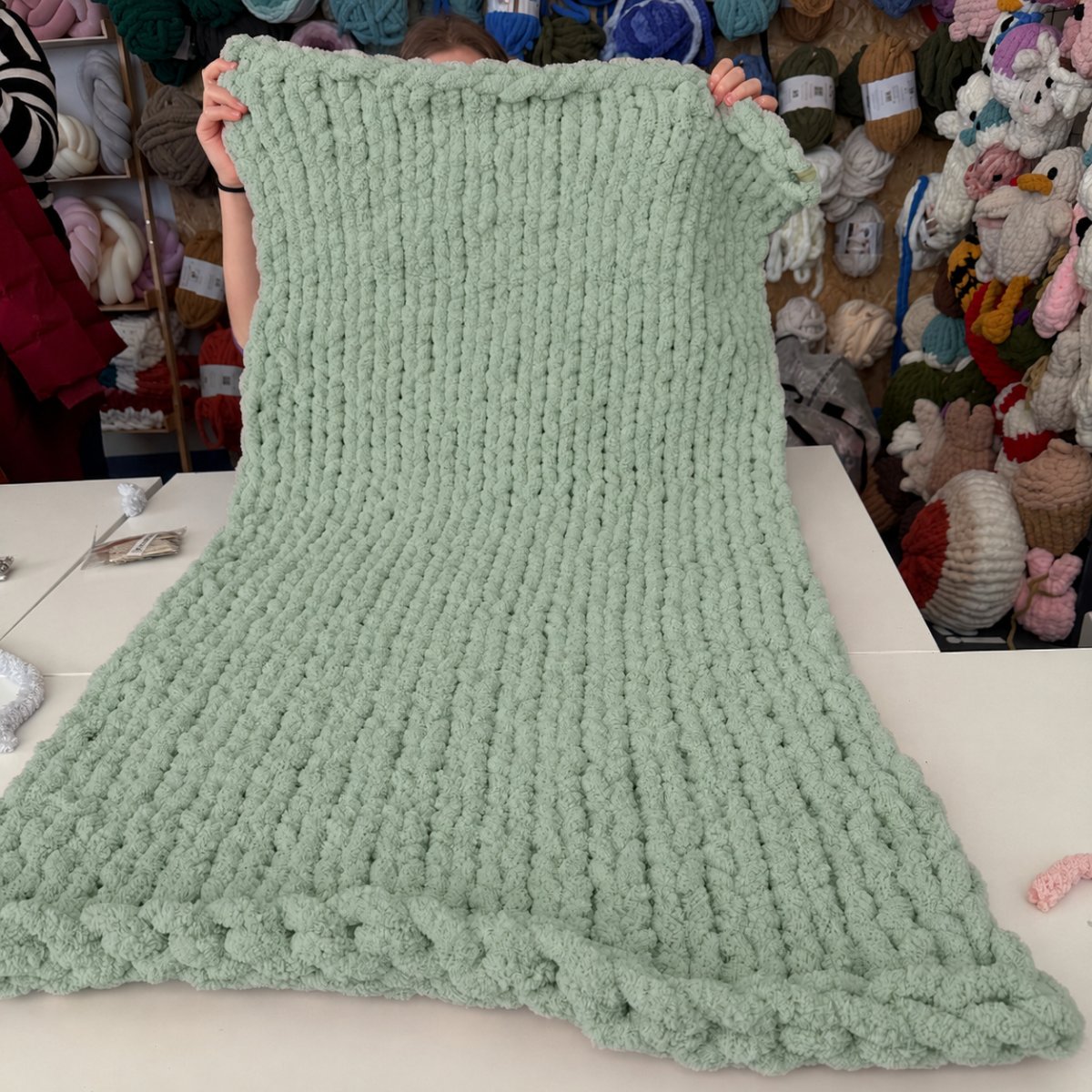 Włóczka chenille standard kolor nr 21 - 230g – Inspiracja nr. 2