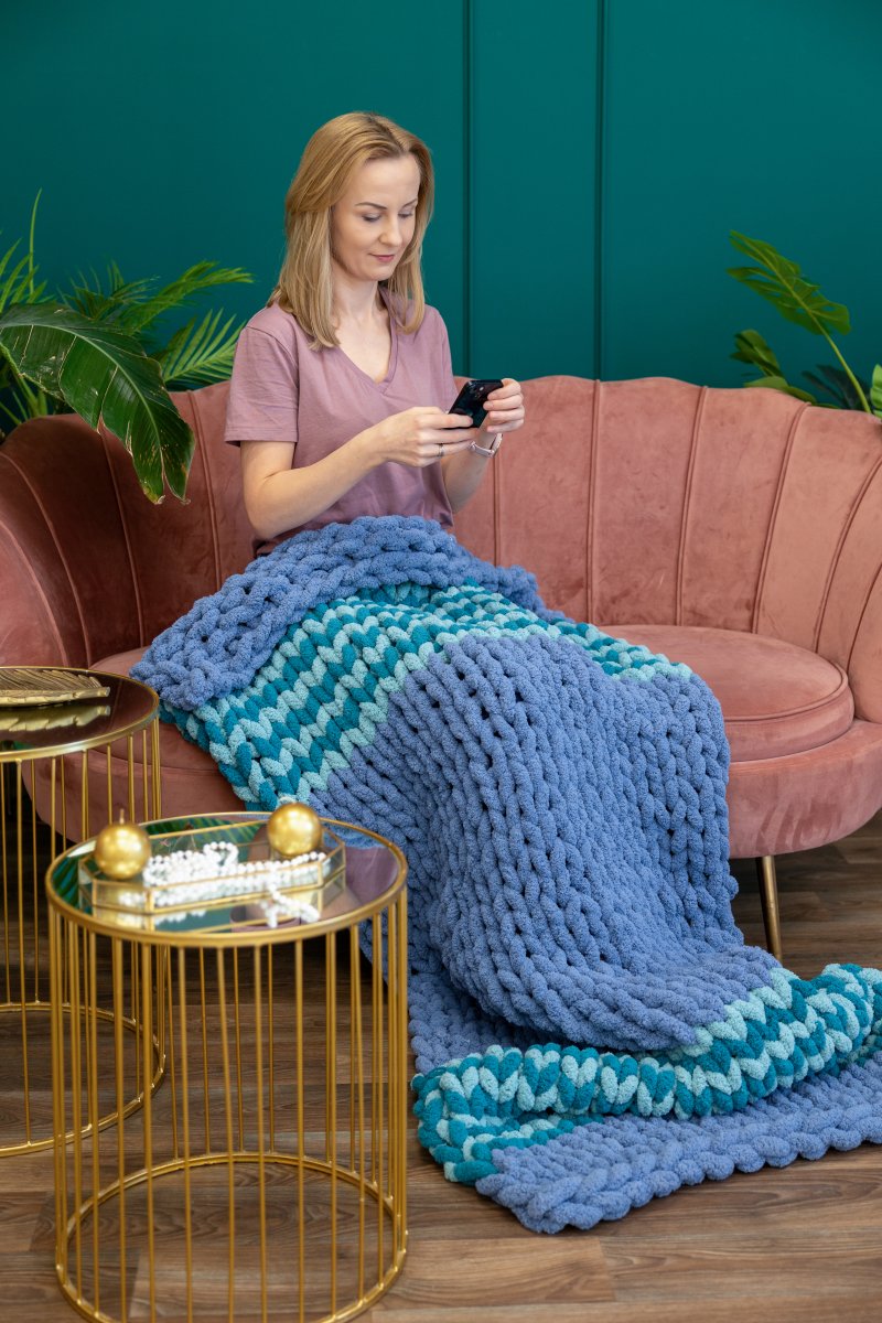 Włóczka chenille standard kolor nr 12 - 230g – Inspiracja nr. 1