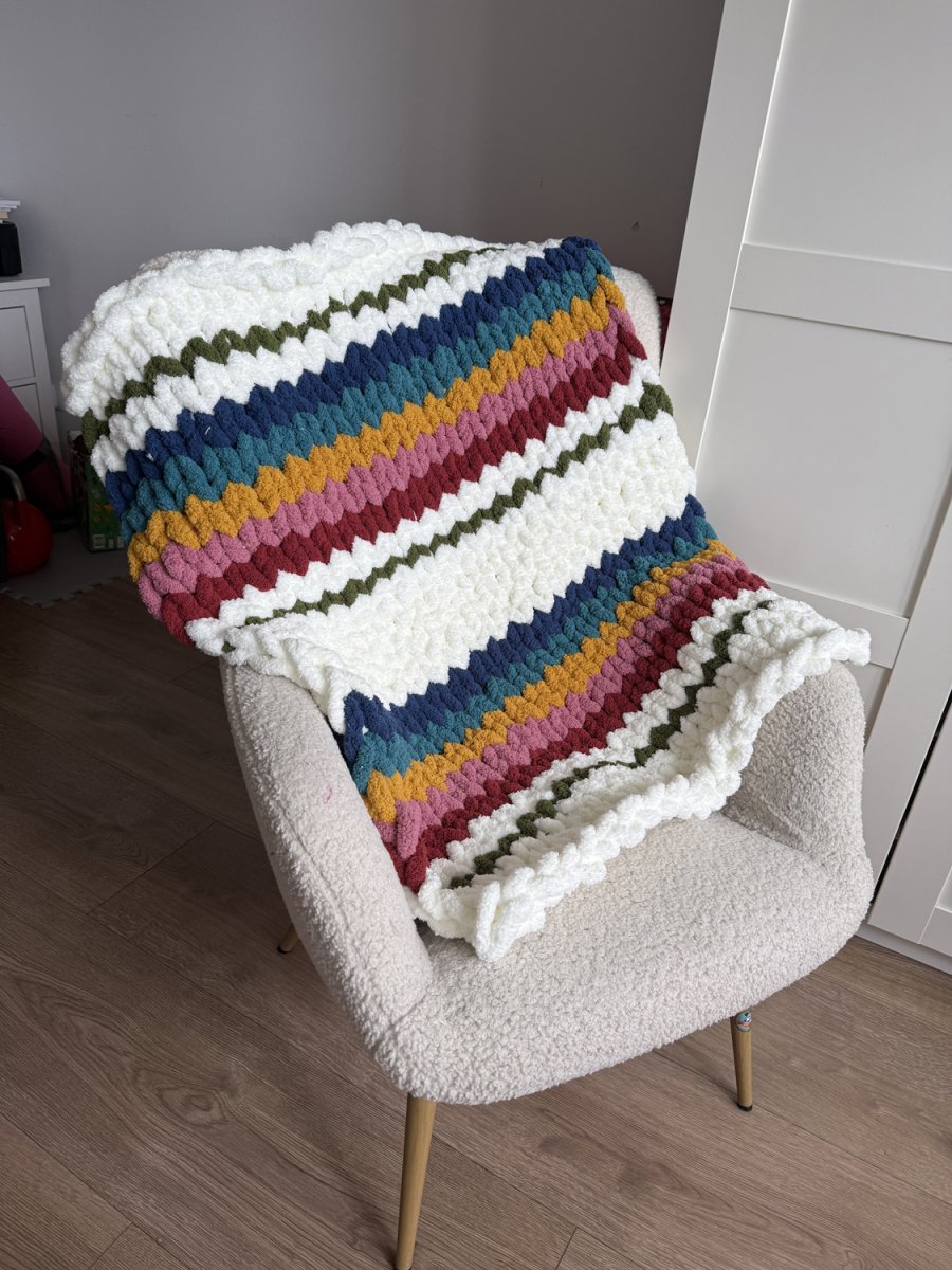 Włóczka chenille standard kolor nr 17 - 230g – Inspiracja nr. 5