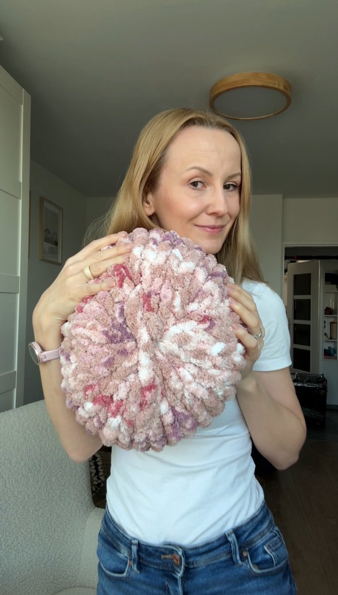 Poradnik: Okrągła poduszka 30 cm – Inspiracja nr. 3