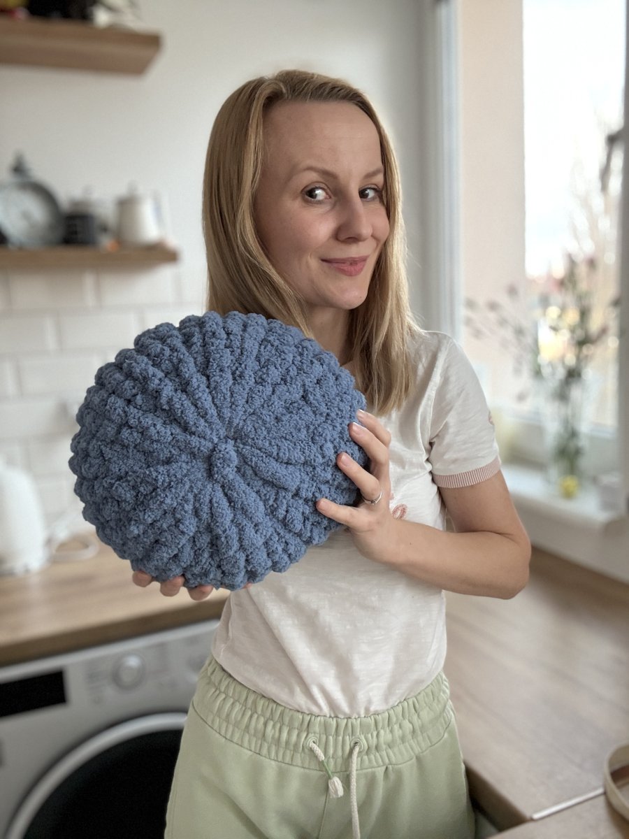 Poradnik: Okrągła poduszka 30 cm – Inspiracja nr. 4