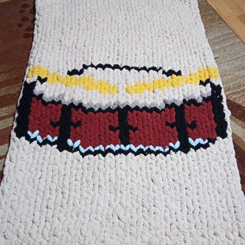Koc z motywem bębenka - wzór – Inspiration Nr. 1