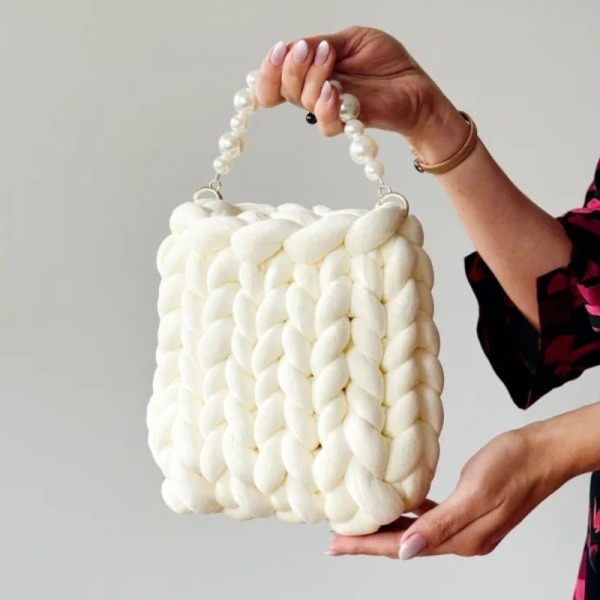 Włóczka marshmallow (tube): przewodnik po grubej włóczce do wyplatania. 3