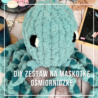 DIY zestaw na maskotkę ośmiorniczkę