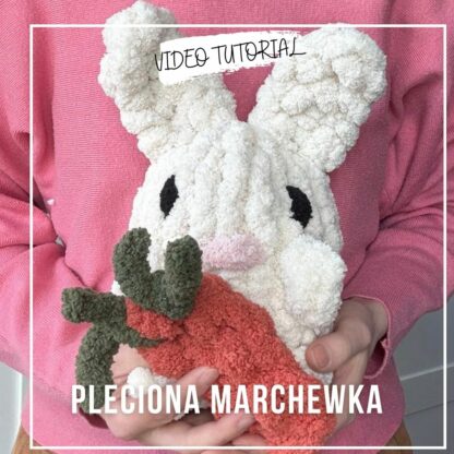 🥕 Pleciona marchewka DIY – idealny dodatek do plecionego króliczka! 🐰